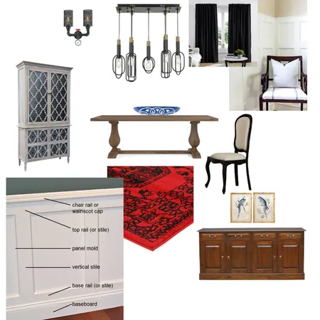 KIM Dining ROOM Interior Design Mood Board by gbmarston69 on Style Sourcebook