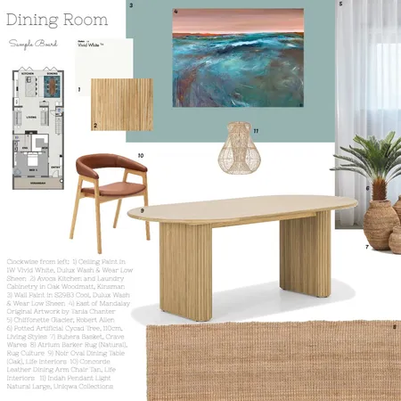 Module 9 - Dining Room Interior Design Mood Board by Life from Stone on Style Sourcebook