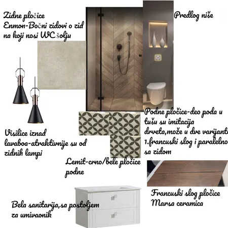 Sivo-crno-drvo kupatilo B.P. Interior Design Mood Board by Gordana on Style Sourcebook