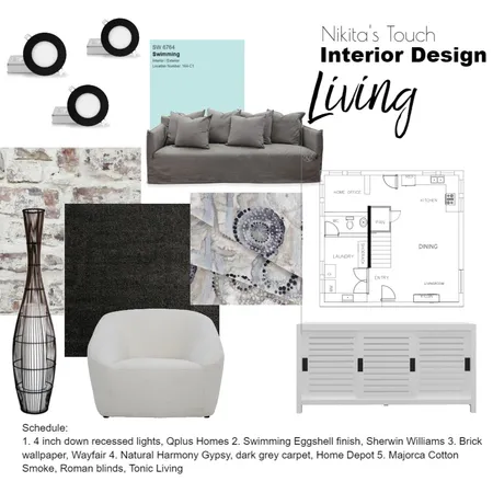 living module 9 Interior Design Mood Board by ns100s on Style Sourcebook