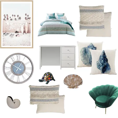 Beach bedroom Interior Design Mood Board by autumn.moon on Style Sourcebook
