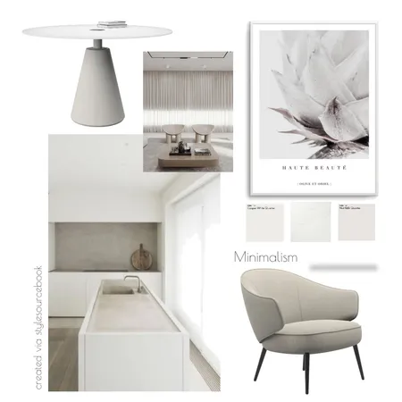 Minimalism Interior Design Mood Board by Cara Richardson Designs on Style Sourcebook