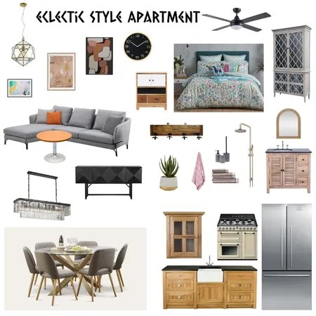 Eclectic Style Apartment Interior Design Mood Board by Alvin Biene on Style Sourcebook