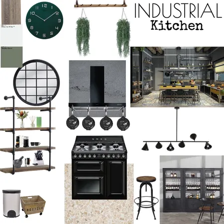 Industrial Kitchen Interior Design Mood Board by Didriss on Style Sourcebook
