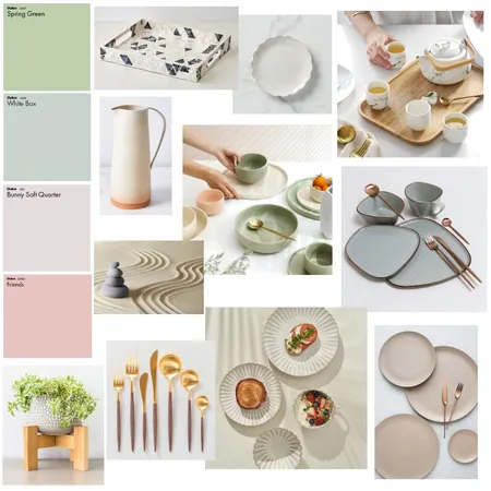 Dinnerware Trend Forecast Interior Design Mood Board by kt! on Style Sourcebook