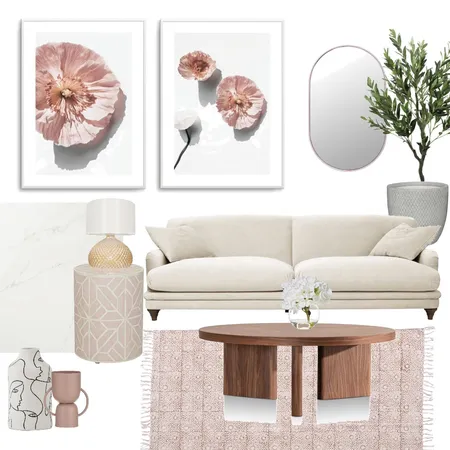 dreamy pink Interior Design Mood Board by Fleur Design on Style Sourcebook
