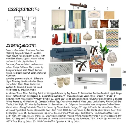 living room assignment 9 Interior Design Mood Board by gshah20 on Style Sourcebook