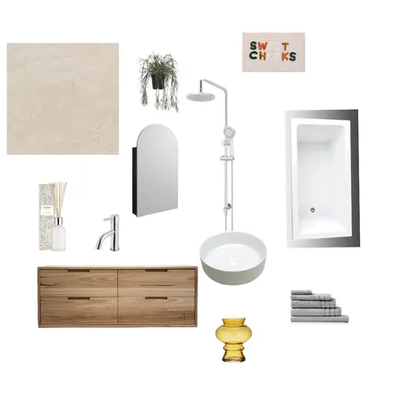 Main Bathroom Interior Design Mood Board by casshodnik on Style Sourcebook