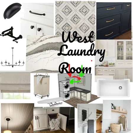 West Laundry Room Interior Design Mood Board by luis&coco on Style Sourcebook