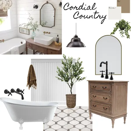 Country Bath Interior Design Mood Board by Daniellescurls on Style Sourcebook