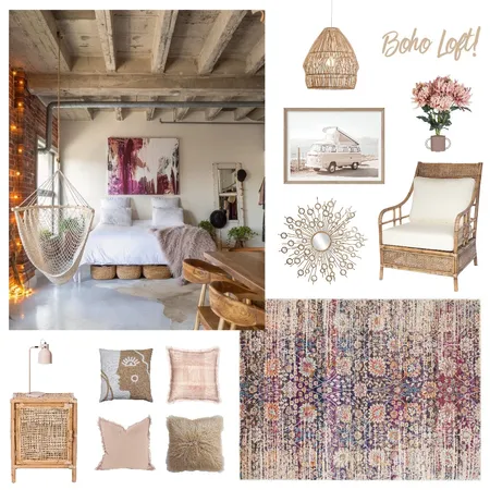 Boho Loft Interior Design Mood Board by Ciara Kelly on Style Sourcebook