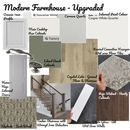 Modern Farmhouse - Upgraded Interior Design Mood Board by Allana on Style Sourcebook