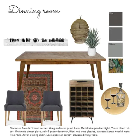 module 9: dinning room Interior Design Mood Board by holtzies on Style Sourcebook