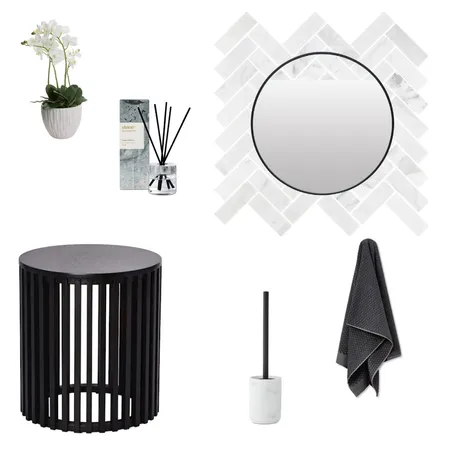 Powder Room version 2 Interior Design Mood Board by Juliahubble on Style Sourcebook