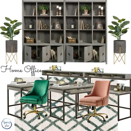 Home office for Couple Interior Design Mood Board by Spaces&You on Style Sourcebook