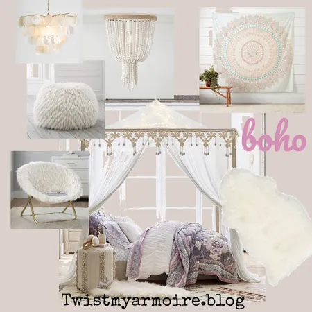 boho bed Interior Design Mood Board by Twist My Armoire on Style Sourcebook