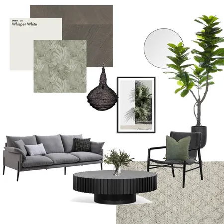 Contemporary Oasis Living Room Interior Design Mood Board by LJ Studios on Style Sourcebook