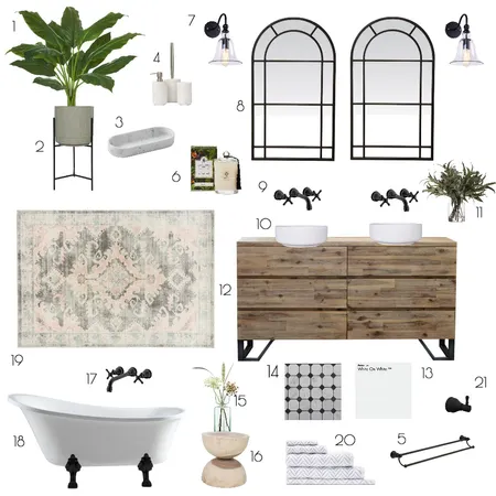Vatakoula bathroom Interior Design Mood Board by Olive House Designs on Style Sourcebook