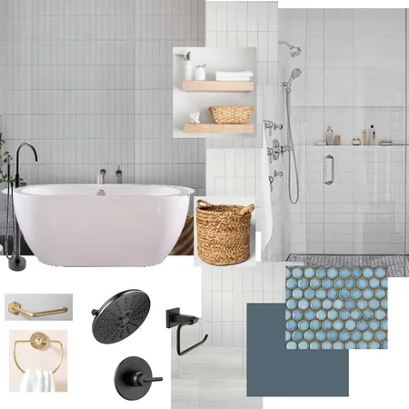 richins master bath shower/tub final Interior Design Mood Board by kateburb3 on Style Sourcebook