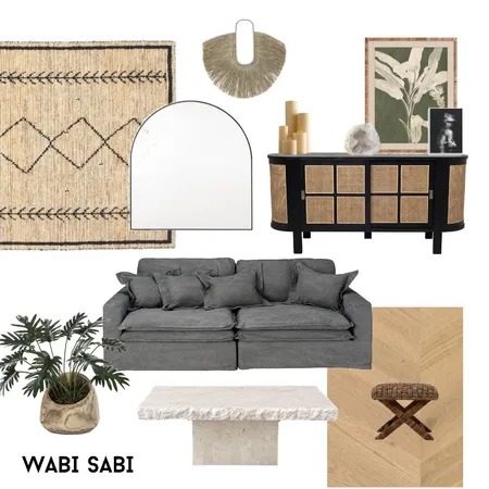 Wabi Sabi Interior Design Mood Board by Black Koi Design Studio on Style Sourcebook