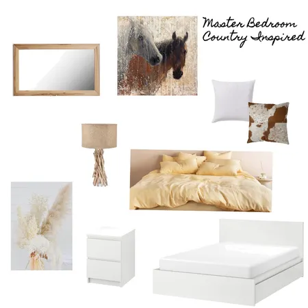 Module 10 Master Bed Country Interior Design Mood Board by Anna Dalton on Style Sourcebook