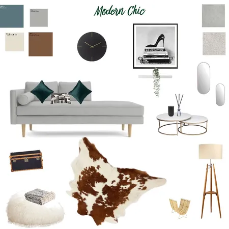 Modern Chic Interior Design Mood Board by Sebastian on Style Sourcebook