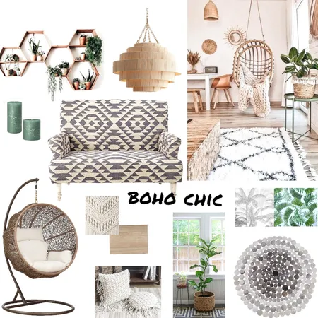 Boho Chic Interior Design Mood Board by Nienke Offer on Style Sourcebook