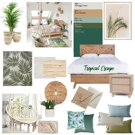 Tropical Escape Interior Design Mood Board by ClC Interior Design on Style Sourcebook