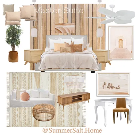 Dreamy Master Bedroom Interior Design Mood Board by SummerSalt Home on Style Sourcebook