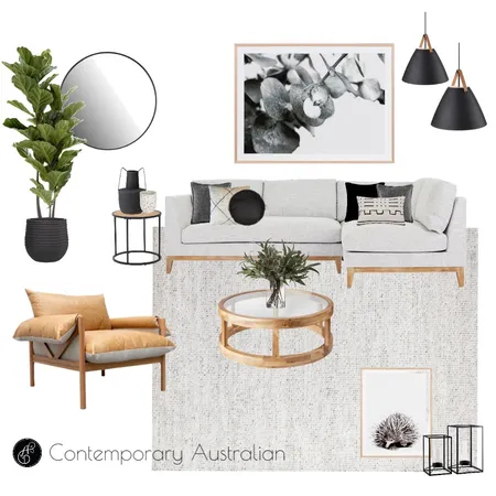 Contemporary Australian Living Interior Design Mood Board by Atmosphere Designs on Style Sourcebook