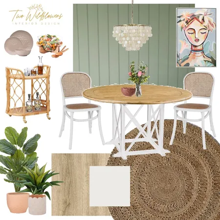 Our Dining Room Interior Design Mood Board by Two Wildflowers on Style Sourcebook