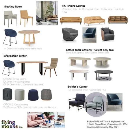 Furniture options Interior Design Mood Board by Flyingmouse inc on Style Sourcebook