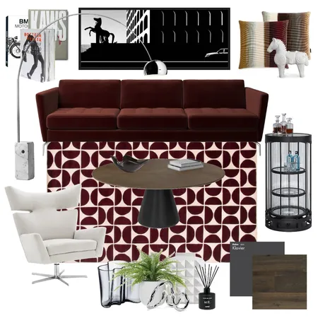 Garnet Living Interior Design Mood Board by Rebecca Jane Interiors on Style Sourcebook