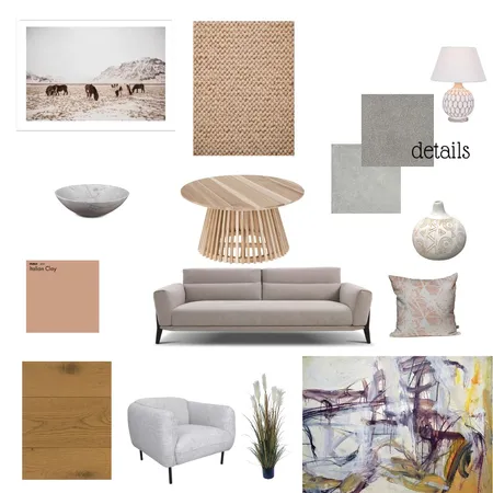 Mood board hotel living room Interior Design Mood Board by Giota Athanasiadou on Style Sourcebook