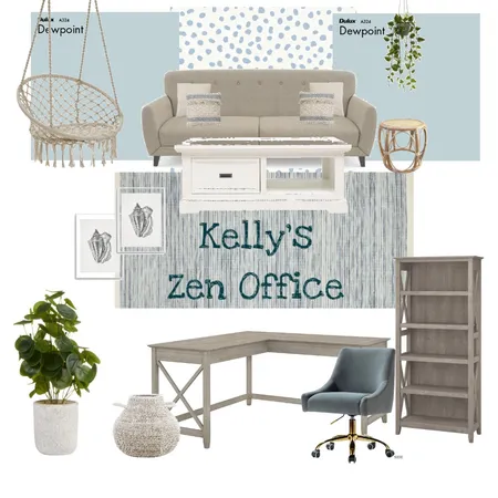 Kelly's Office Interior Design Mood Board by LizStudio on Style Sourcebook
