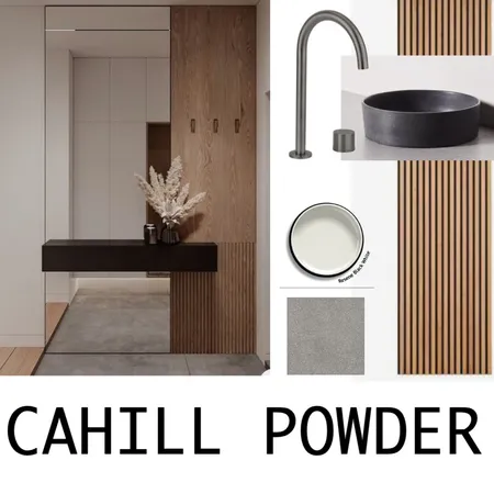 CAHILL POWDER ROOM Interior Design Mood Board by Dimension Building on Style Sourcebook