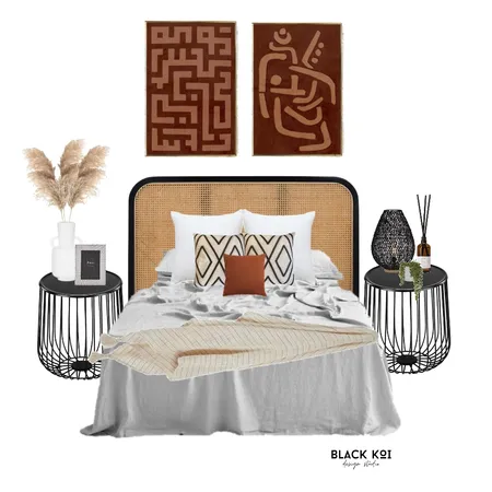 Georgia's Guest Bedroom Interior Design Mood Board by Black Koi Design Studio on Style Sourcebook