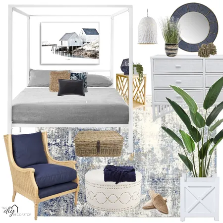 Navy Interior Design Mood Board by Thediydecorator on Style Sourcebook