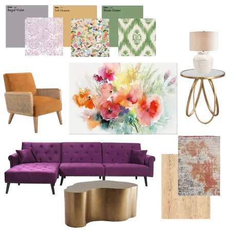 Split Complementary Final Interior Design Mood Board by Mary Helen Uplifting Designs on Style Sourcebook