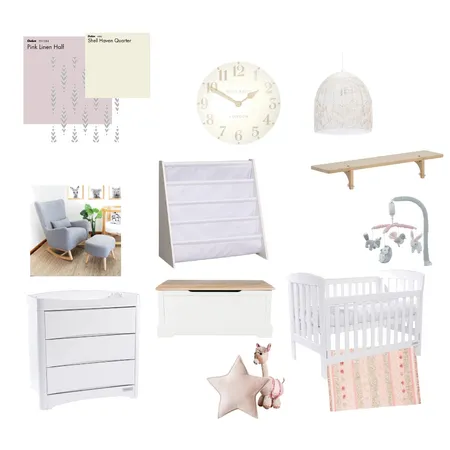 girls nursery Interior Design Mood Board by krisd89 on Style Sourcebook