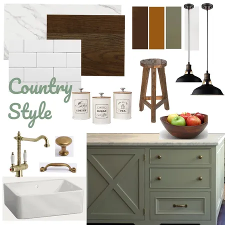 Module 3- Country Style Interior Design Mood Board by Valerie Joan Interiors on Style Sourcebook