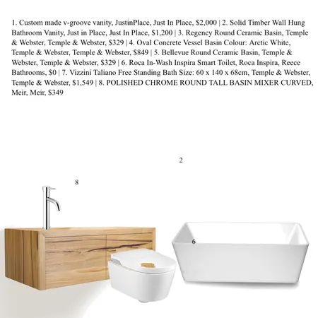Main-bath rm Interior Design Mood Board by Elling on Style Sourcebook