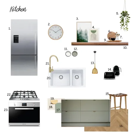 Kitchen Edited Interior Design Mood Board by Mgj_interiors on Style Sourcebook