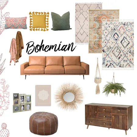 Bohemian Interior Design Mood Board by bron86 on Style Sourcebook