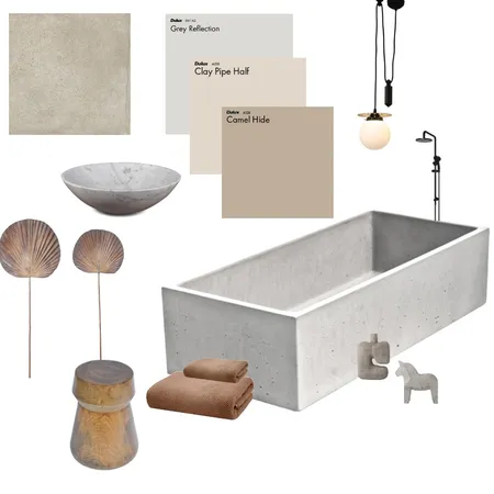 Wabi Sabi Bathroom 3 Interior Design Mood Board by Noemi on Style Sourcebook