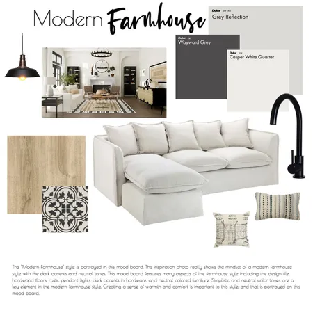 Modern Farmhouse Mood Board Interior Design Mood Board by Kelsi330 on Style Sourcebook
