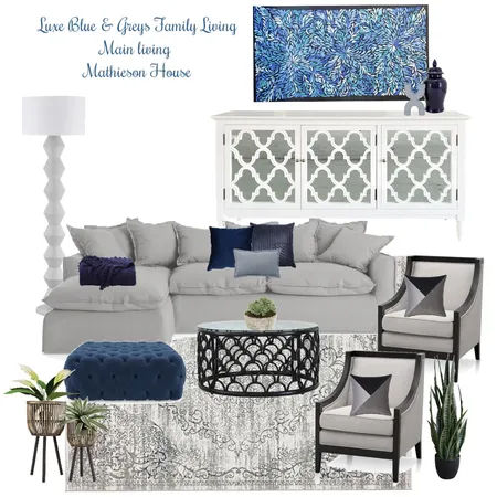 Luxe Blues & Greys Interior Design Mood Board by leannedowling on Style Sourcebook