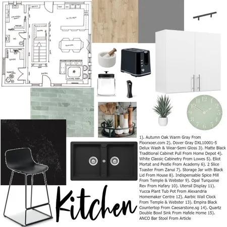 Kitchen Sample Board Interior Design Mood Board by baileyjohnston on Style Sourcebook