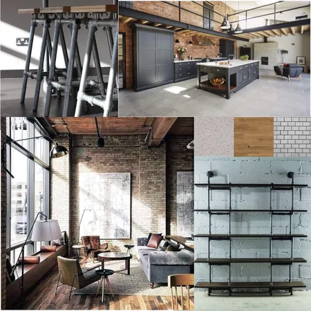industrial Interior Design Mood Board by Rita Wong on Style Sourcebook