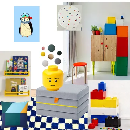 Lego playroom Interior Design Mood Board by YafitD on Style Sourcebook